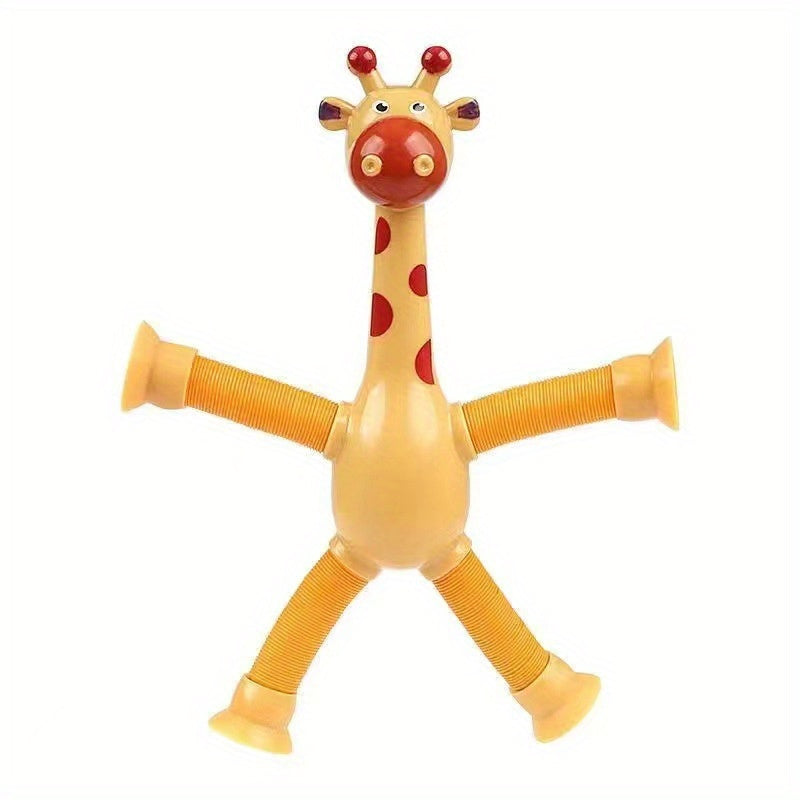 1pc Interactive Fun Learning Giraffe Telescopic Tube Puzzle Toy for Parent-Child Decompression - Perfect Halloween, Thanksgiving, Christmas Gift