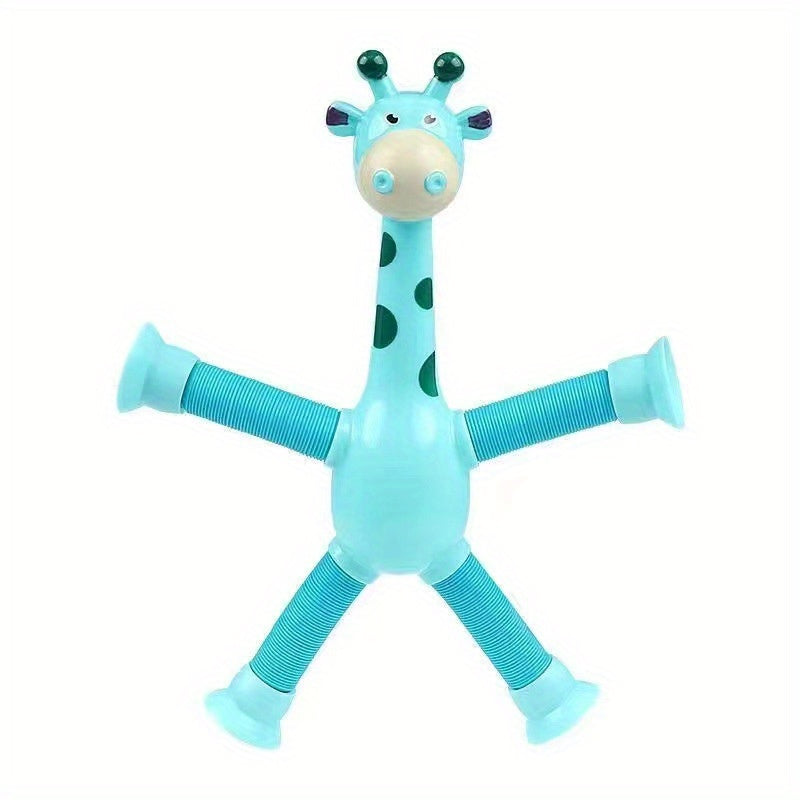 1pc Interactive Fun Learning Giraffe Telescopic Tube Puzzle Toy for Parent-Child Decompression - Perfect Halloween, Thanksgiving, Christmas Gift